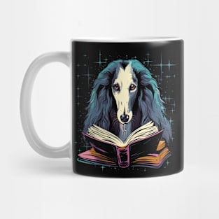 Borzoi Reads Book Mug